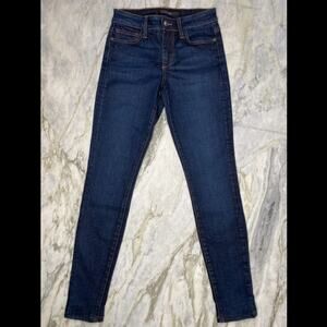 JOES JEANS Womens Chelsea Ultra Slim Fit Dark Wash Denim Jeans Waist Size 24